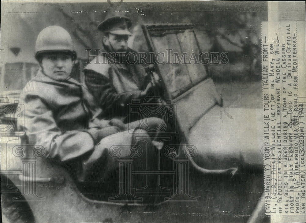 1944 Press Photo Philip Willkie, Son of Indiana Politician Wendell Willkie - Historic Images