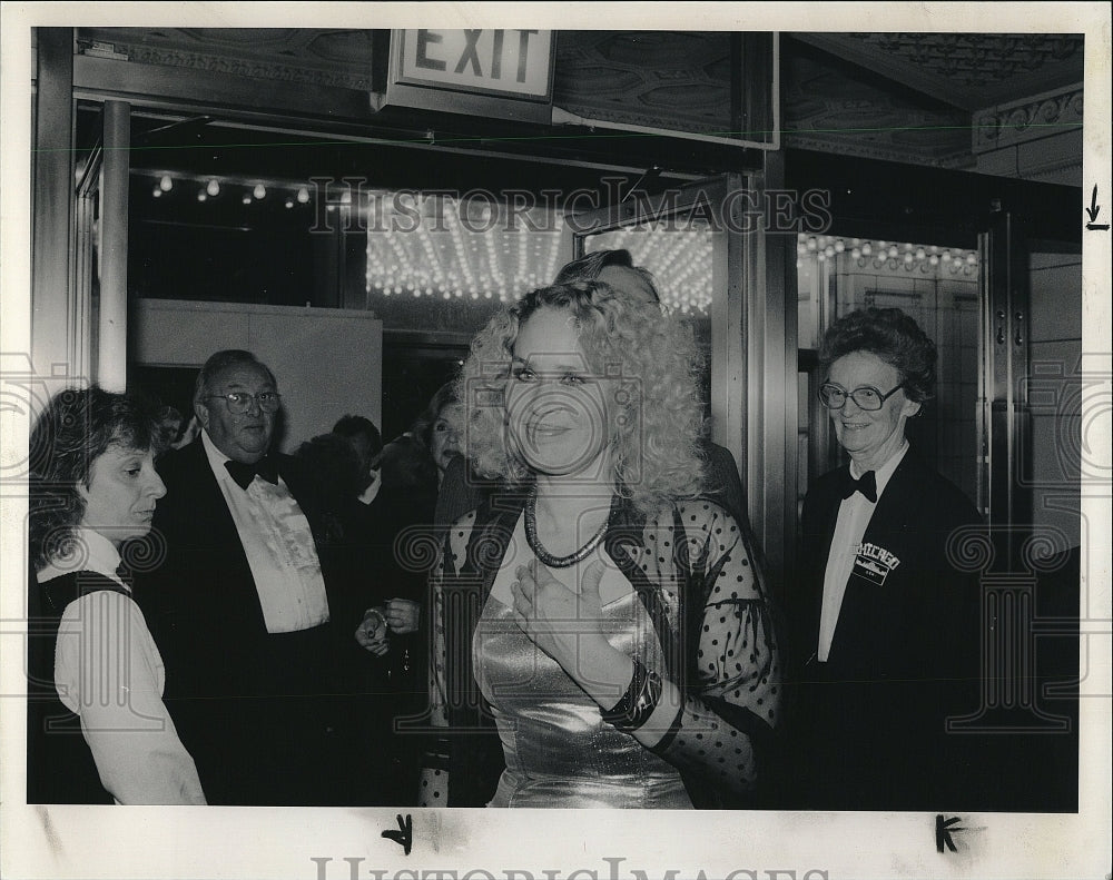 1989 Press Photo American actress Karen Black at Chicago Film Festival. - Historic Images