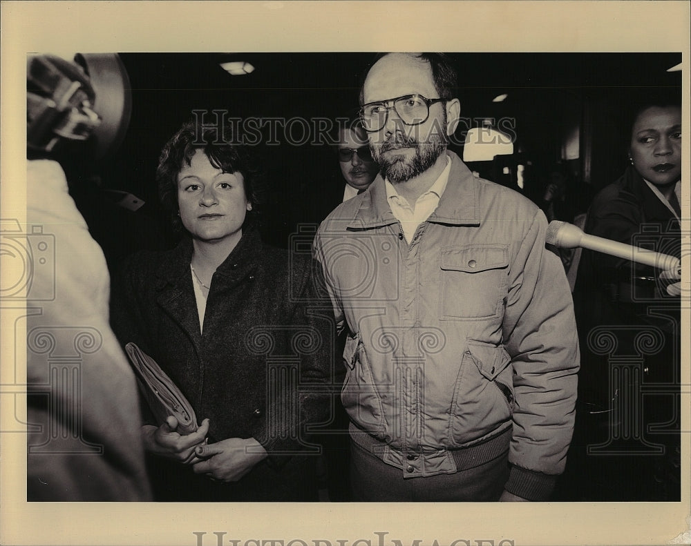 1993 Press Photo David and Sharon Schoo Child Abandonment Case - Historic Images