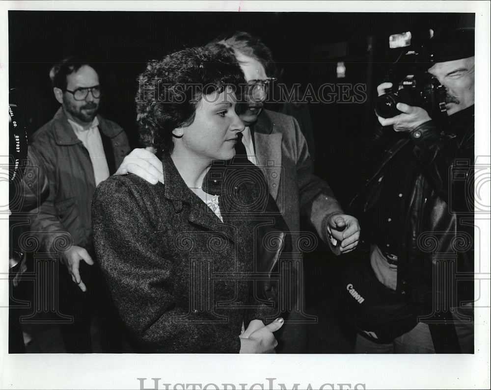 1993 Press Photo David and Sharon School, Attorney Gerrard Kepple - Historic Images