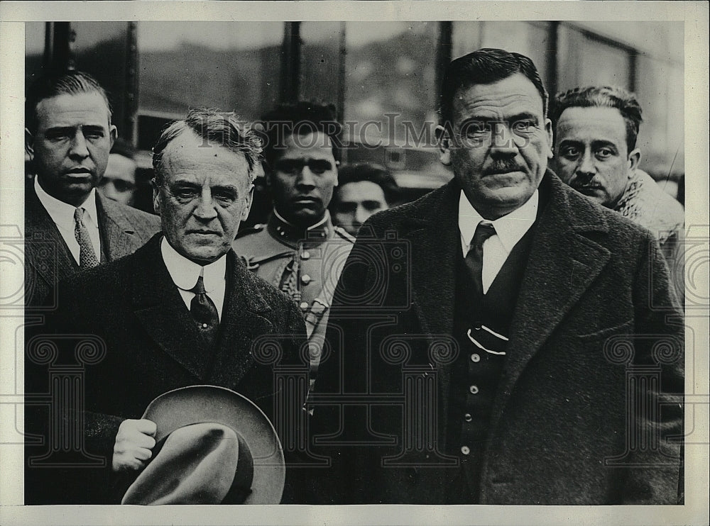 1931 Press Photo Senator Dwight W. Morrow & U.S. Ambassador To Mexico - Historic Images
