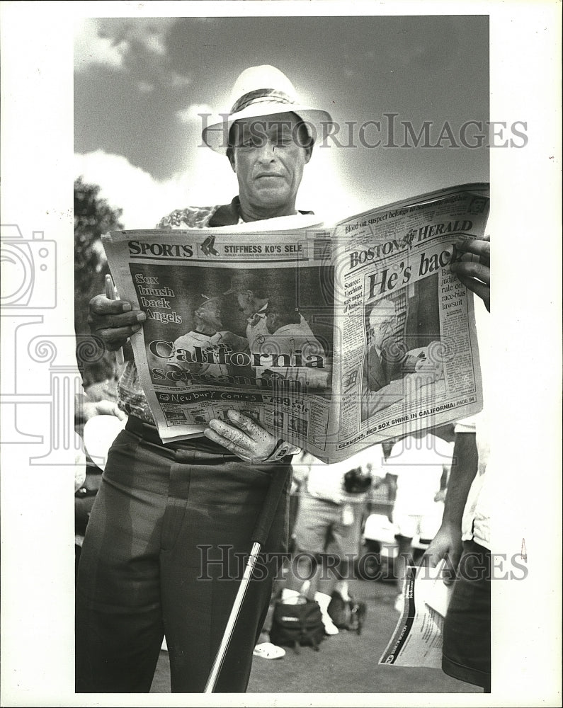1995 Press Photo Chi Chi Rodriguez at Senior Golf Classic in Concord, Mass - Historic Images