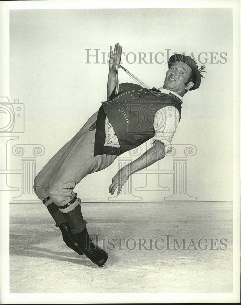 1959 Press Photo Ice Follies skater Mr Frick - Historic Images