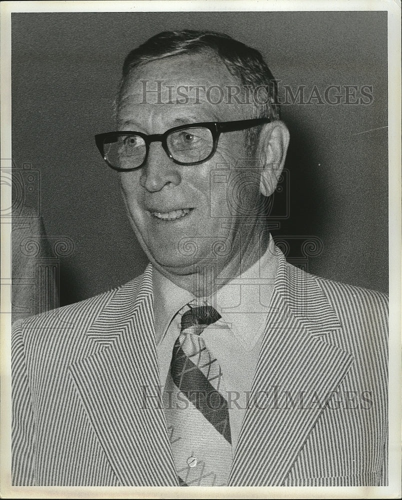 1973 Press Photo UCLA head basketball coach, John Wooden - Historic Images