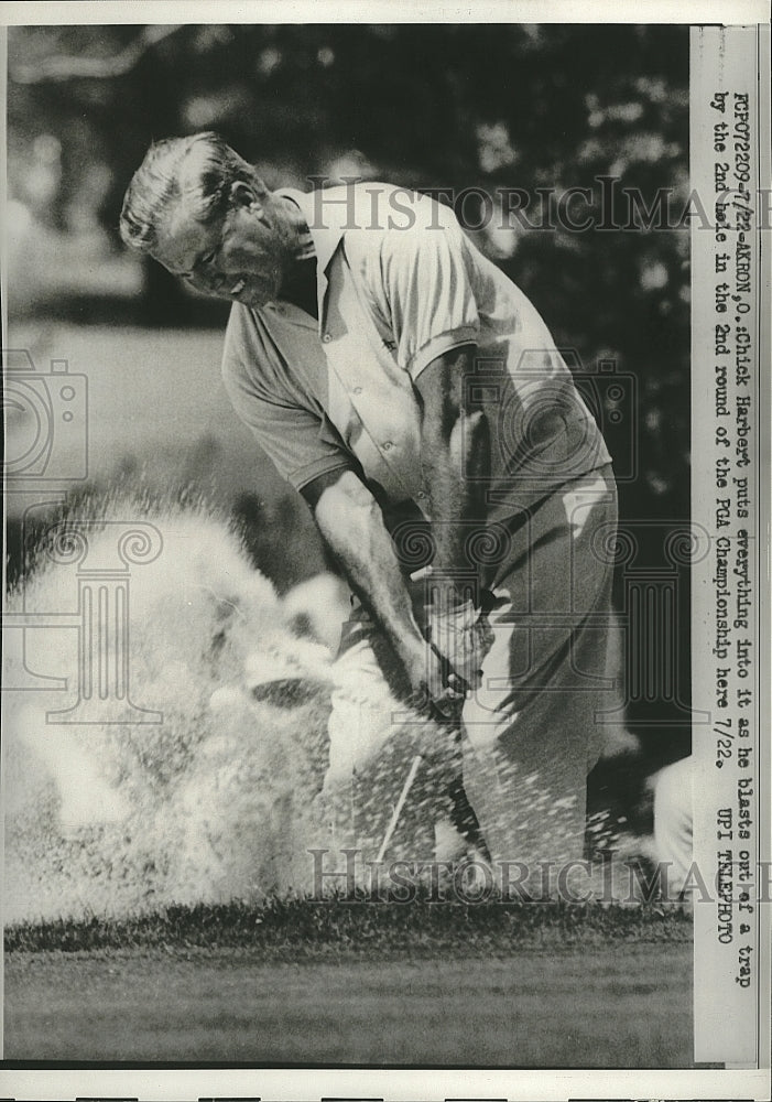 1960 Press Photo Chick Harbert PGA Championship Golf - Historic Images