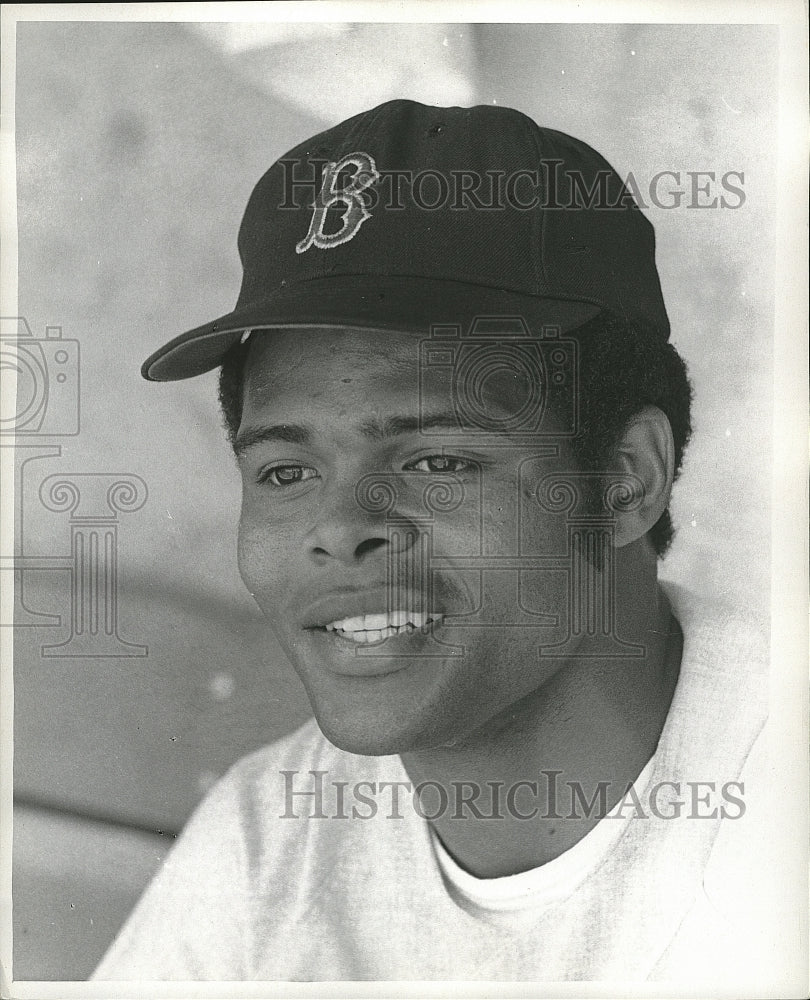 1969 Press Photo Reggie R. Smith, Boston Red Sox outfielder - Historic Images