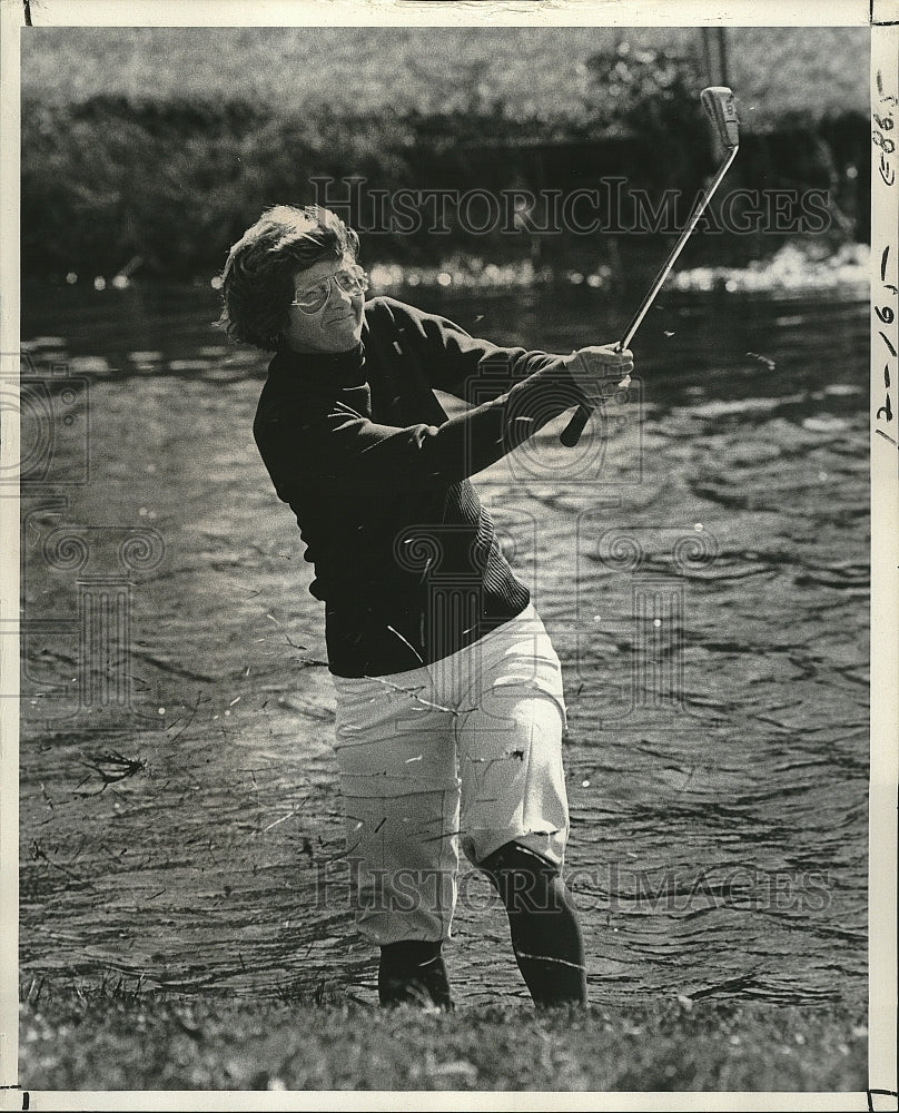 1977 Press Photo Golfer Sandra Palmer - Historic Images