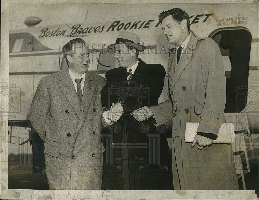 1952 Press Photo John Gillooly, John Zurman, Larry Clafen - Historic Images