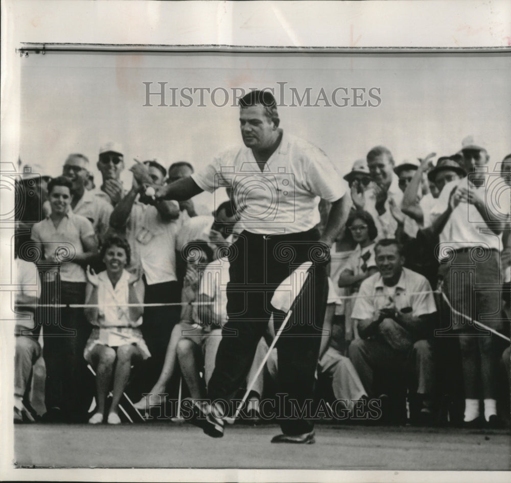 1962 Press Photo Golfer Lionel Herbert at the Memphis Open - Historic Images