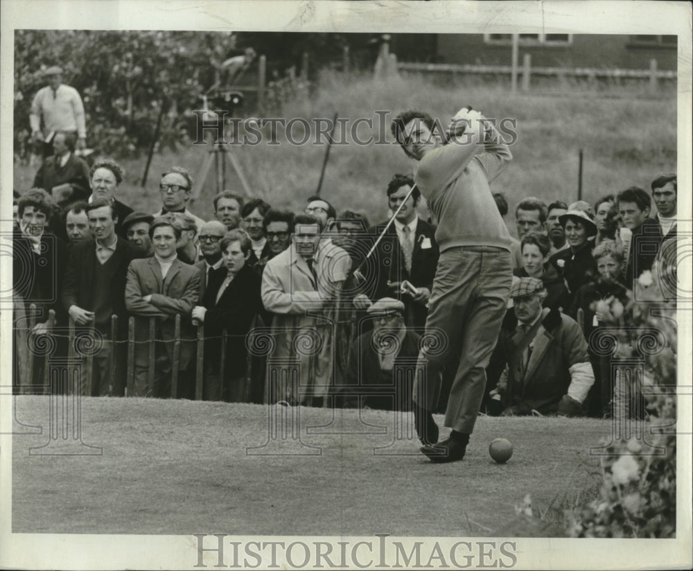 1970 Press Photo Tony Jacklin competing in the British Open - Historic Images