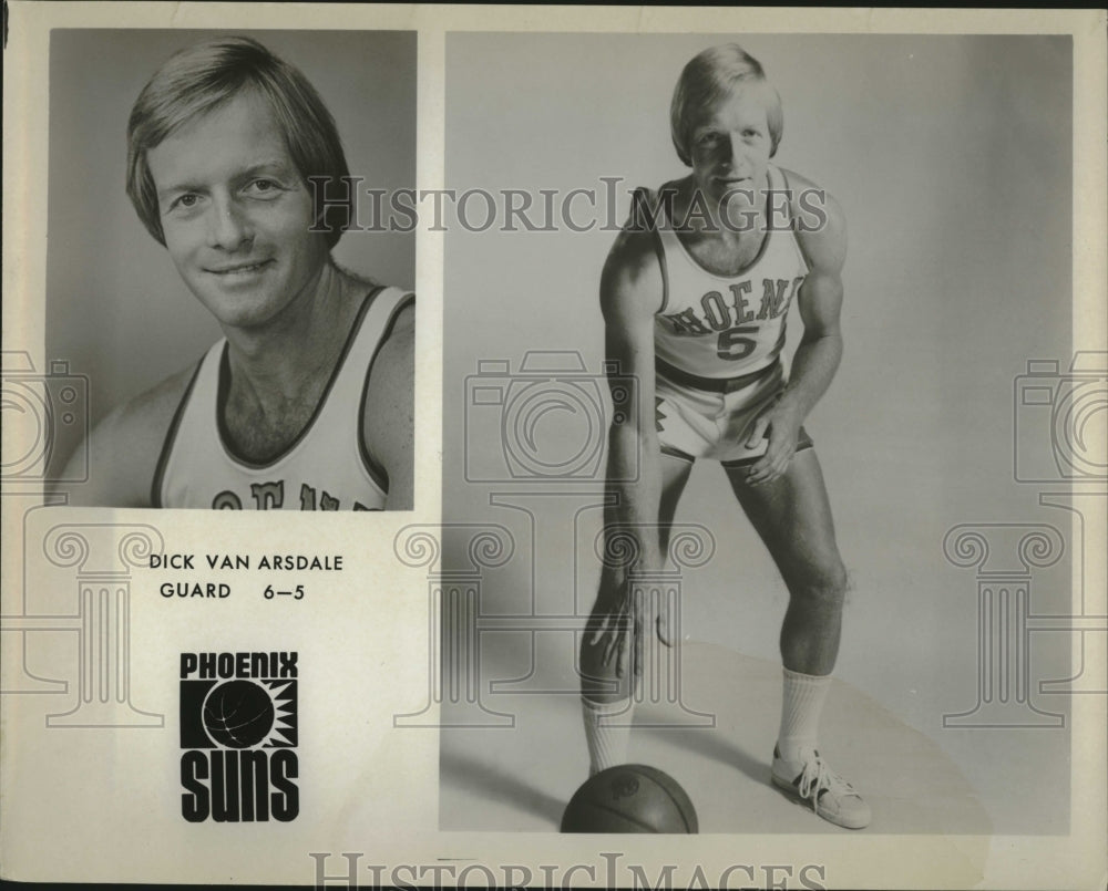 Press Photo Dick Van Arsdale of the Phoenix Suns - Historic Images
