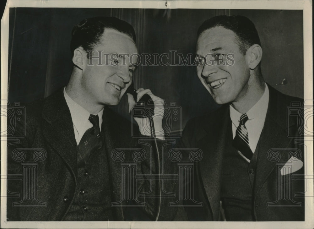 1940 Press Photo George McQuinn, Nolen Richardson - Historic Images