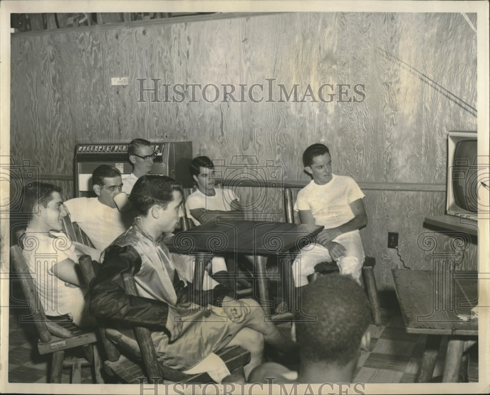 1963 Press Photo E. Calandrelli, C. Valeri, V. Bush, B. Bernhardt, A. Masia - Historic Images