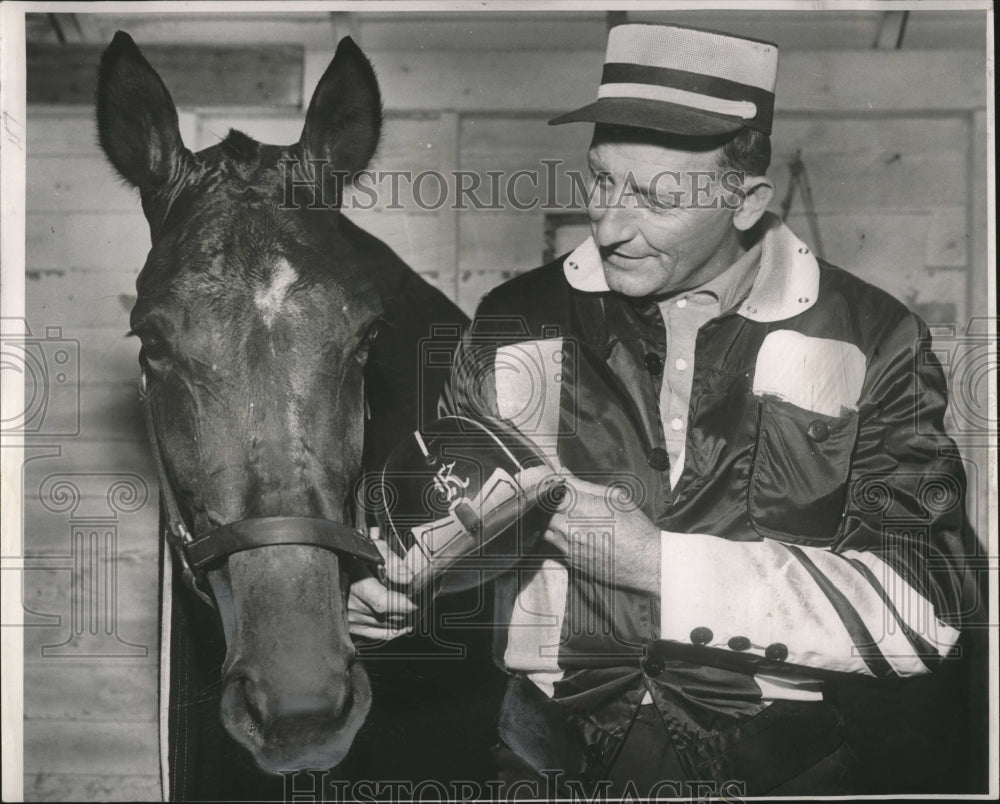 1963 Press Photo Vin Kachel, Yankee Scott, Pinehurst Race - Historic Images
