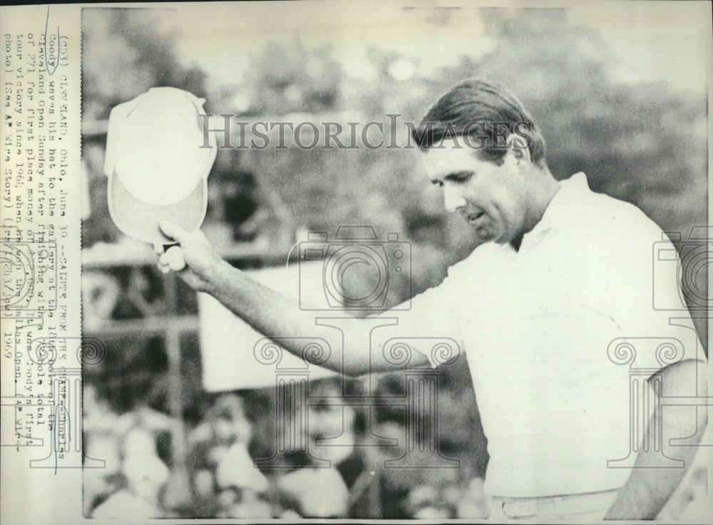 1969 Press Photo Charles Coody, Golfer at Cleveland Open - Historic Images