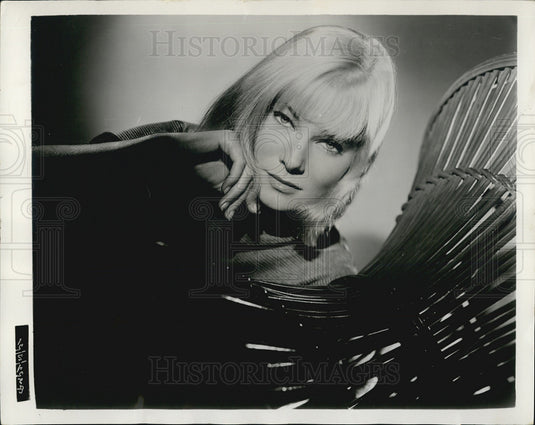 1959 Press Photo Actress May Britt The Blue Angel Film Character Portrait - Historic Images