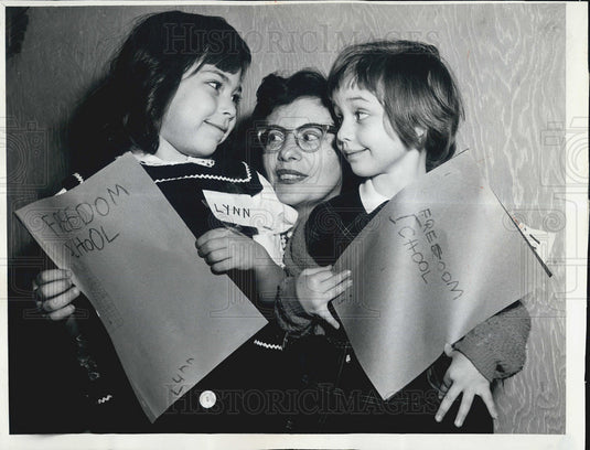 1964 Children Participating In Freedom Day II Boycott Chicago - Historic Images