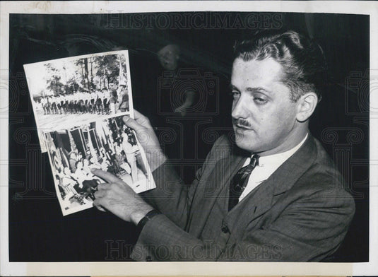 1939 Un-American Activities Committee Witness James Metcalf - Historic Images