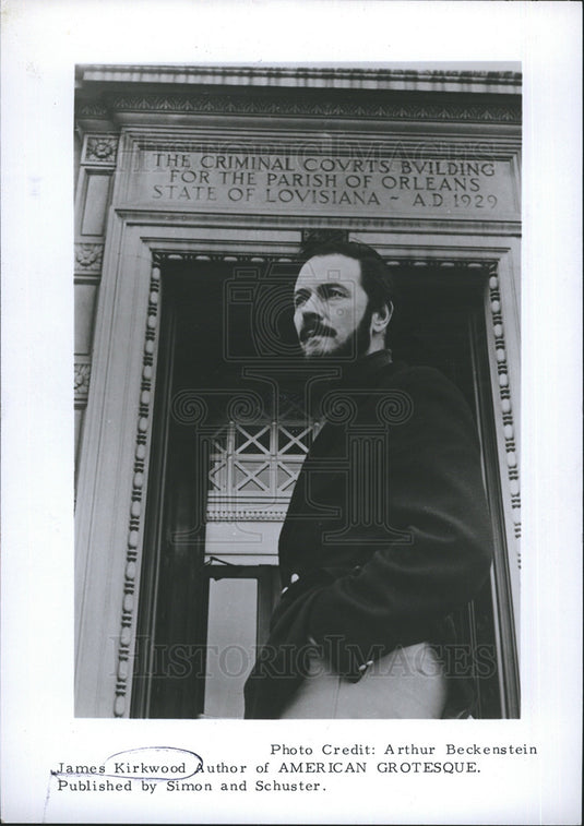1971 Press Photo James Kirkwood, Author of 