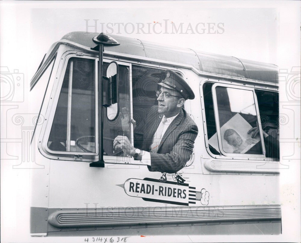 1961 Detroit Readi-Riders Bus Press Photo - Historic Images