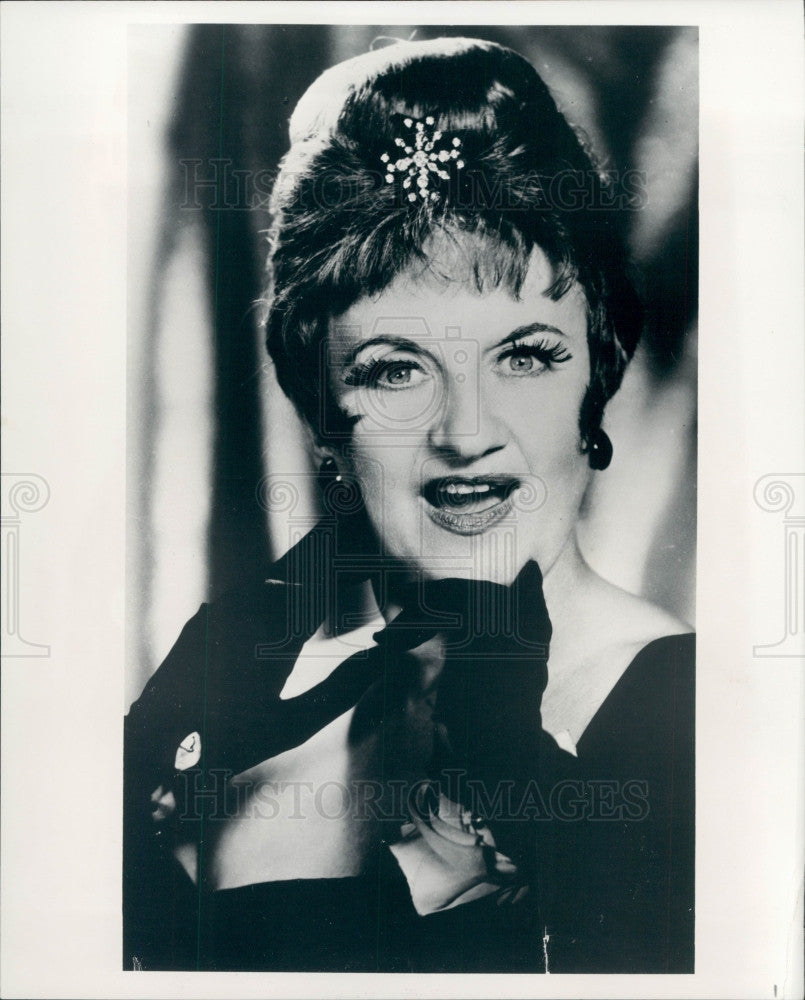 1969 Actress Comedian Hermione Gingold Press Photo - Historic Images