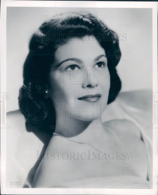 1952 Actress Betty Lou Gerson Press Photo - Historic Images