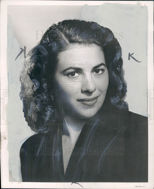 1949 Singer Helen George Press Photo - Historic Images