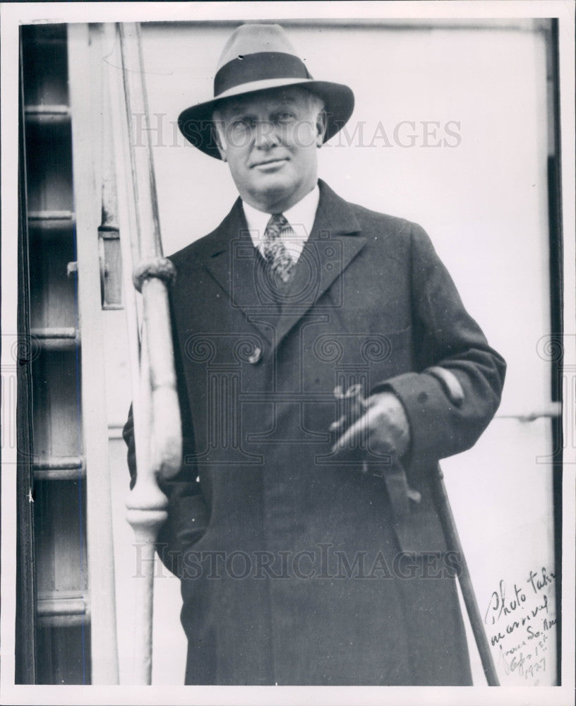 1956 Detroit Capitalist Edwin George Press Photo - Historic Images