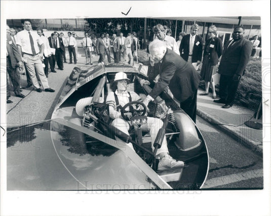 1987 General Motors Race Car Sunraycer Press Photo - Historic Images