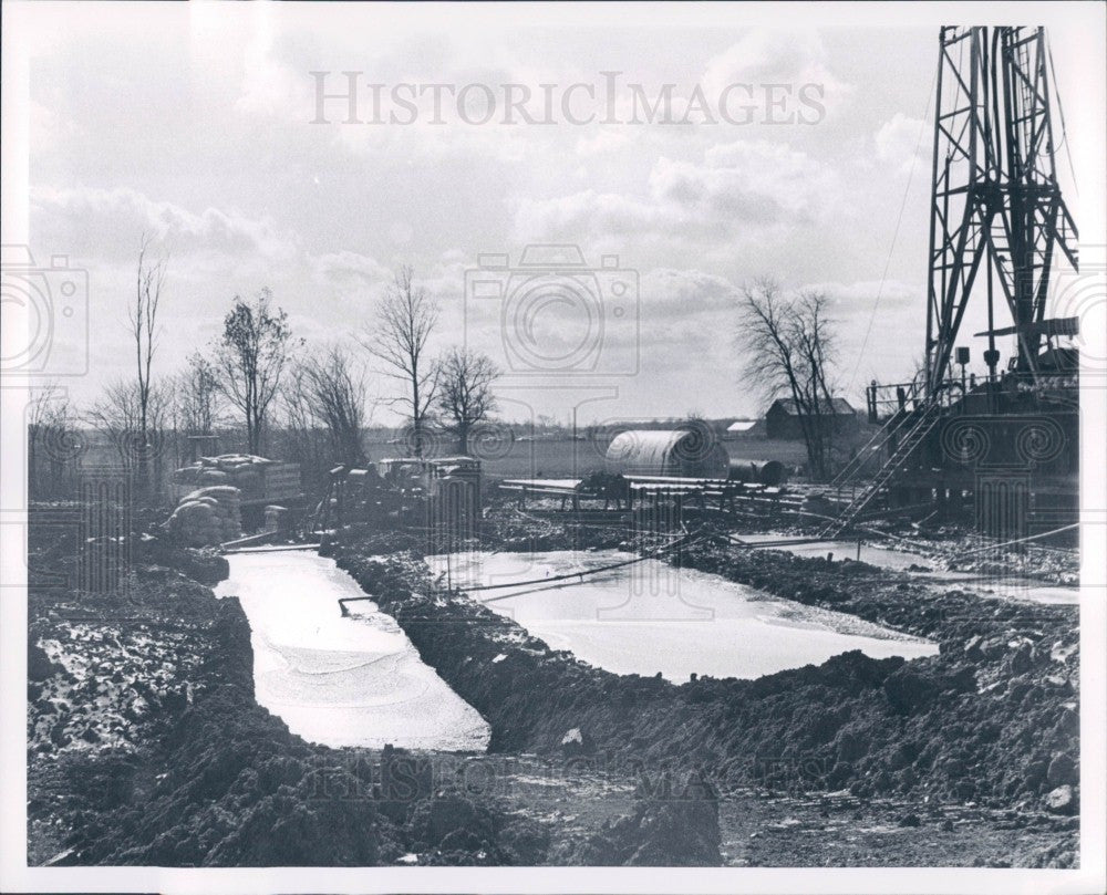 1967 Detroit Gas Drill Rig Press Photo - Historic Images