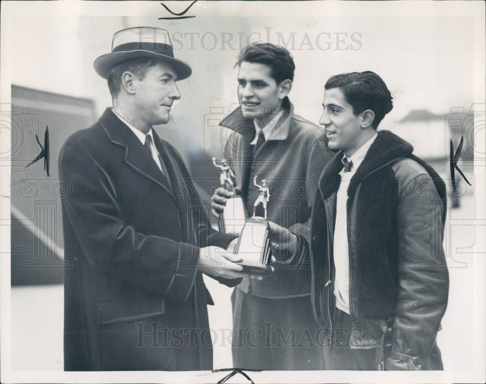 1937 Detroit News Handball Tournament Press Photo - Historic Images