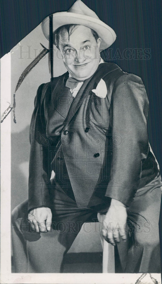 1947 Comedy Team Olsen & Johnson Press Photo - Historic Images