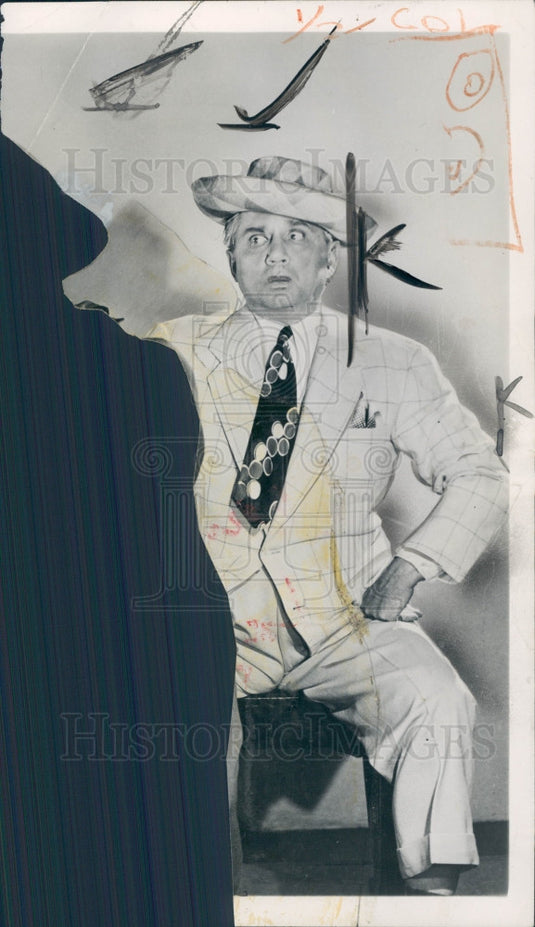 1947 Comedy Team Olsen & Johnson Press Photo - Historic Images