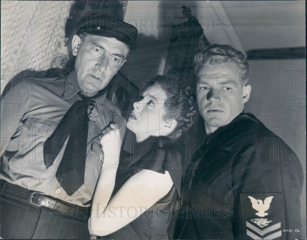 1946 Susan Hayward Bill Wms Paul Lukas Press Photo - Historic Images