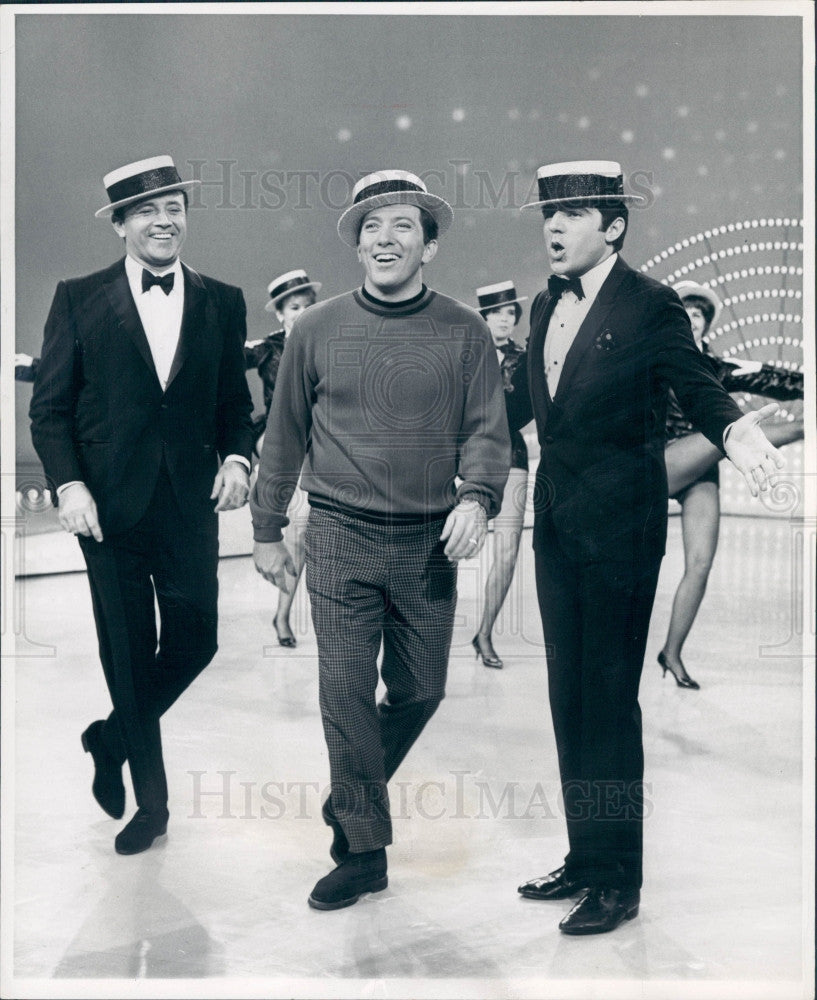 1966 Andy Williams Vic Damone Newley Press Photo - Historic Images