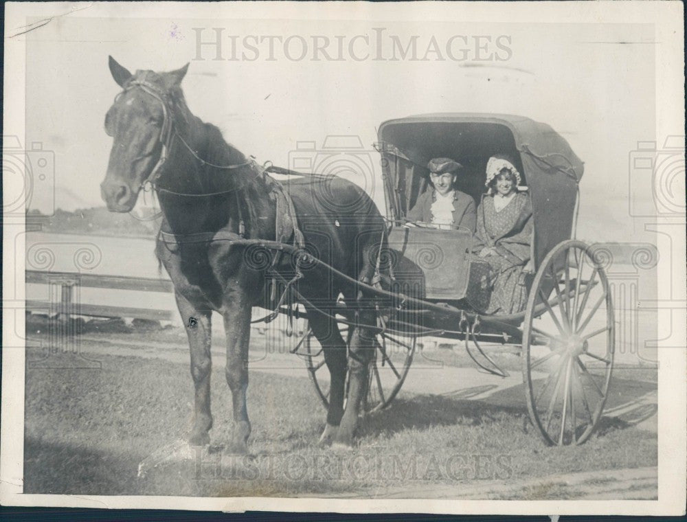 1928 American Revolution Chaise Press Photo - Historic Images