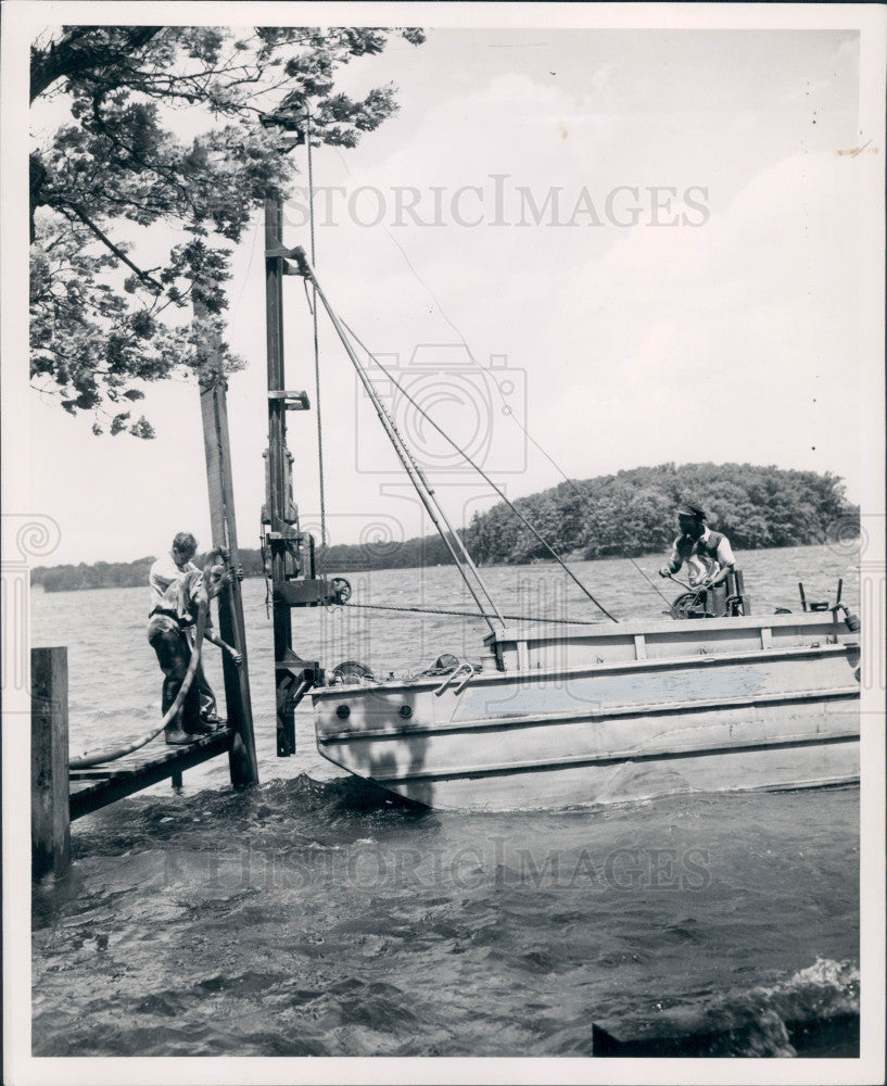 1950 Duck Boat Amphibious Truck Press Photo - Historic Images