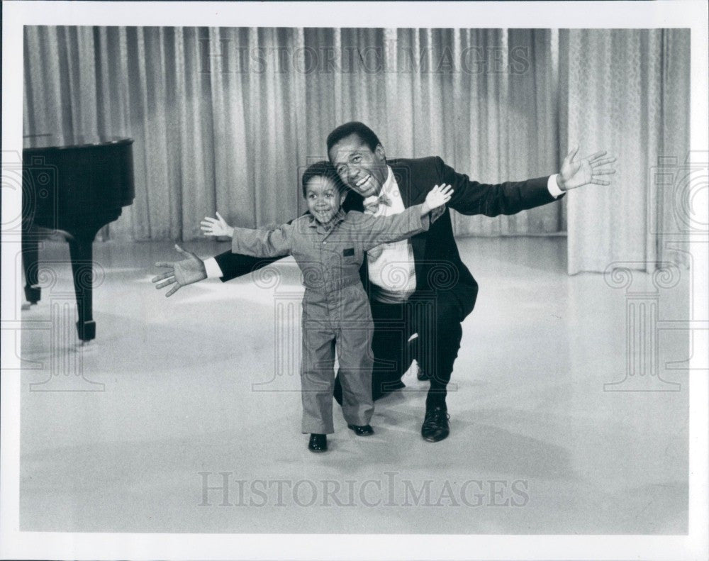 1984 Actors Emmanuel Lewis/Ben Vereen Press Photo - Historic Images