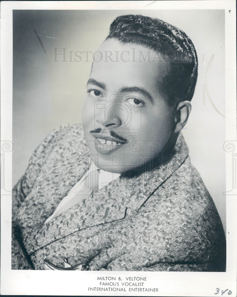 1967 Comedian Singer Milt Veltone Press Photo - Historic Images