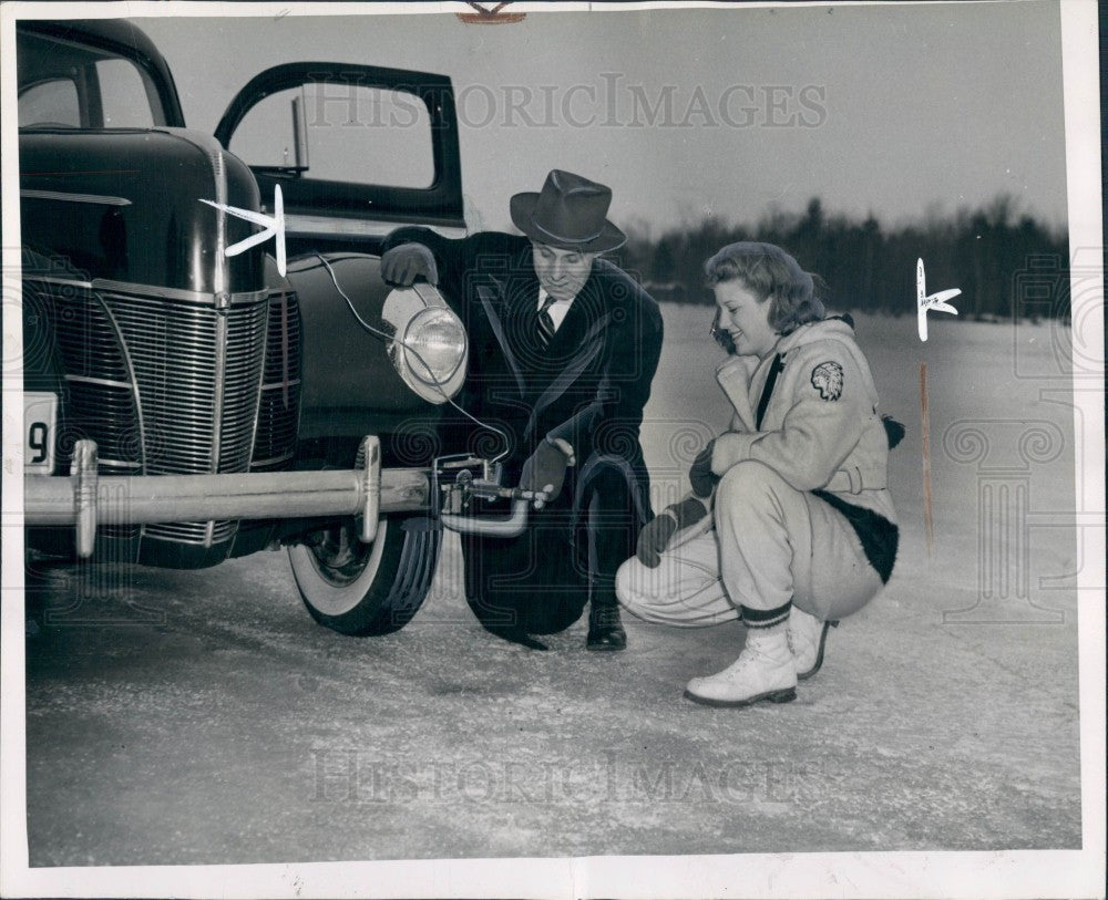 1940 Brake Test Gun Attached Press Photo - Historic Images