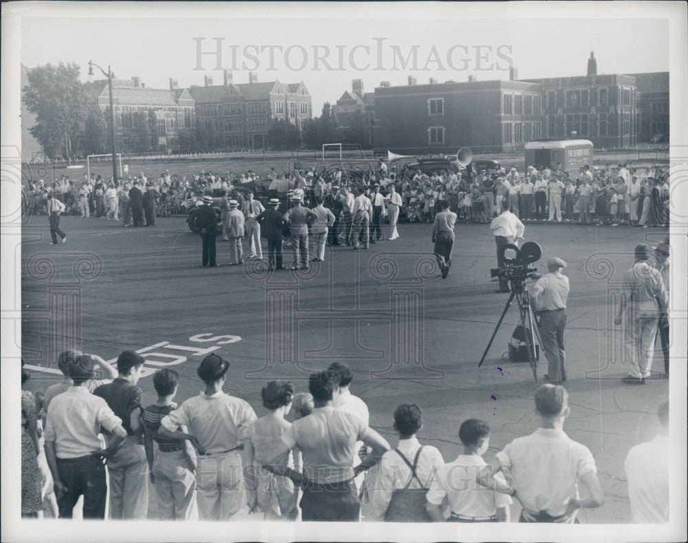 1938 Testing Brakes Demonstration Press Photo - Historic Images