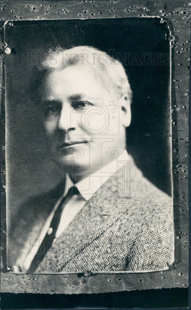 1931 Automotive Pioneer Robert Abbott Press Photo - Historic Images