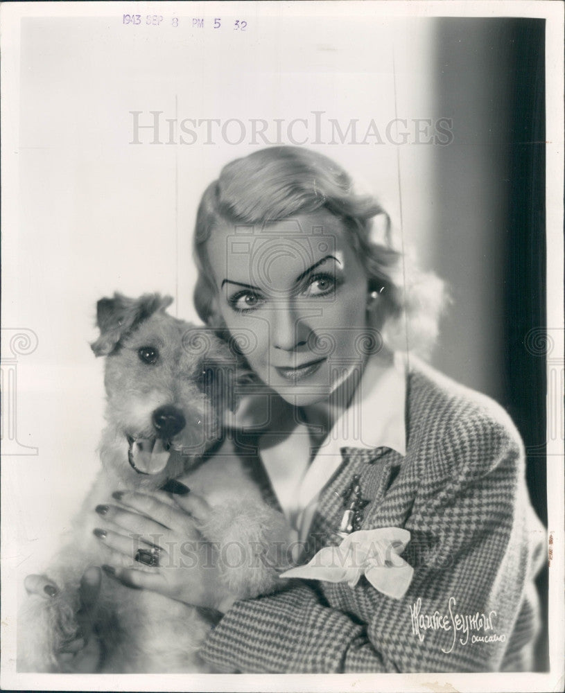 1941 Actress Frances Williams Press Photo - Historic Images