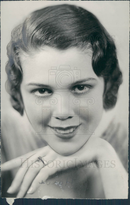 1933 Radio Singer Gladys Baxter Press Photo - Historic Images