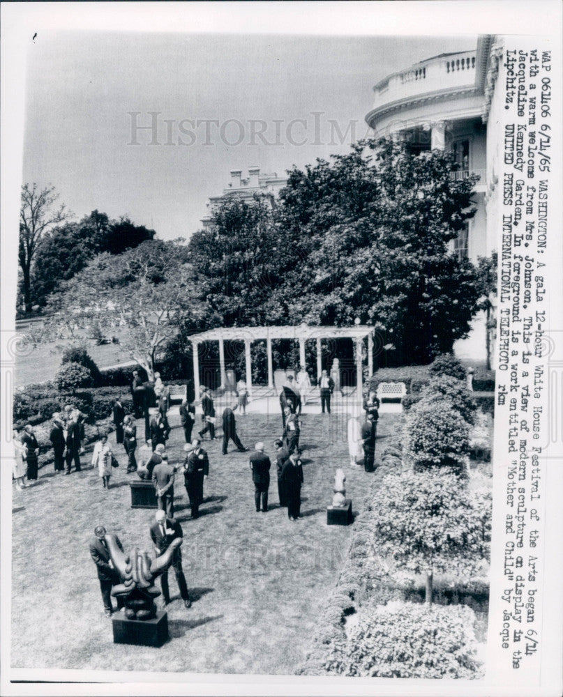 1965 White House Festival of Arts Press Photo - Historic Images