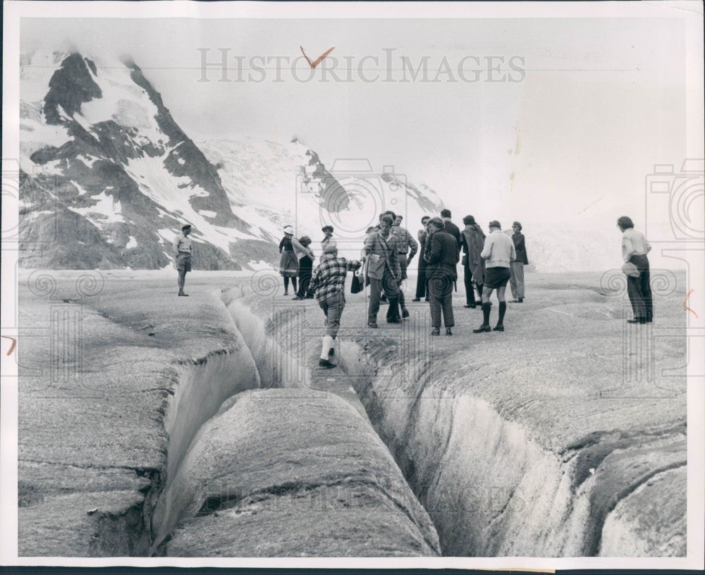 1951 Austria Alpine HWY Glaciers Press Photo - Historic Images