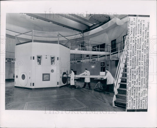 1954 Atomic Research Reactor Press Photo - Historic Images