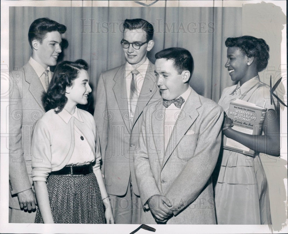 1952 Detroit Oratorical Contest Winner Press Photo - Historic Images