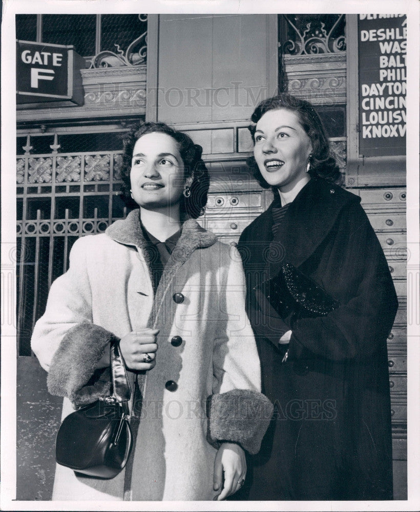 1953 Singer/Actress Nadja Witkowska Press Photo - Historic Images