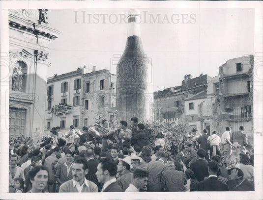 1946 Marino Italy Grape Festival Press Photo - Historic Images